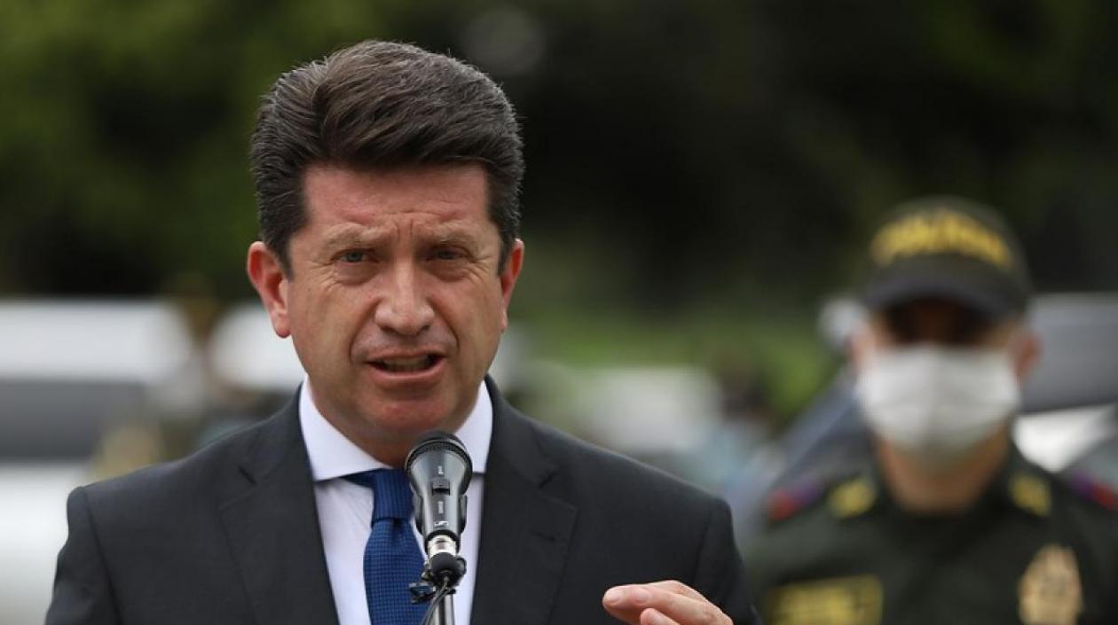 Diego Molano, ministro de Defensa. 