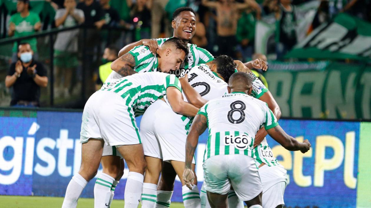 Jugadores de Atlético Nacional. 