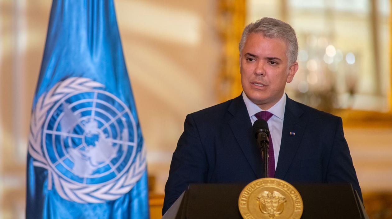 Iván Duque, presidente de Colombia.