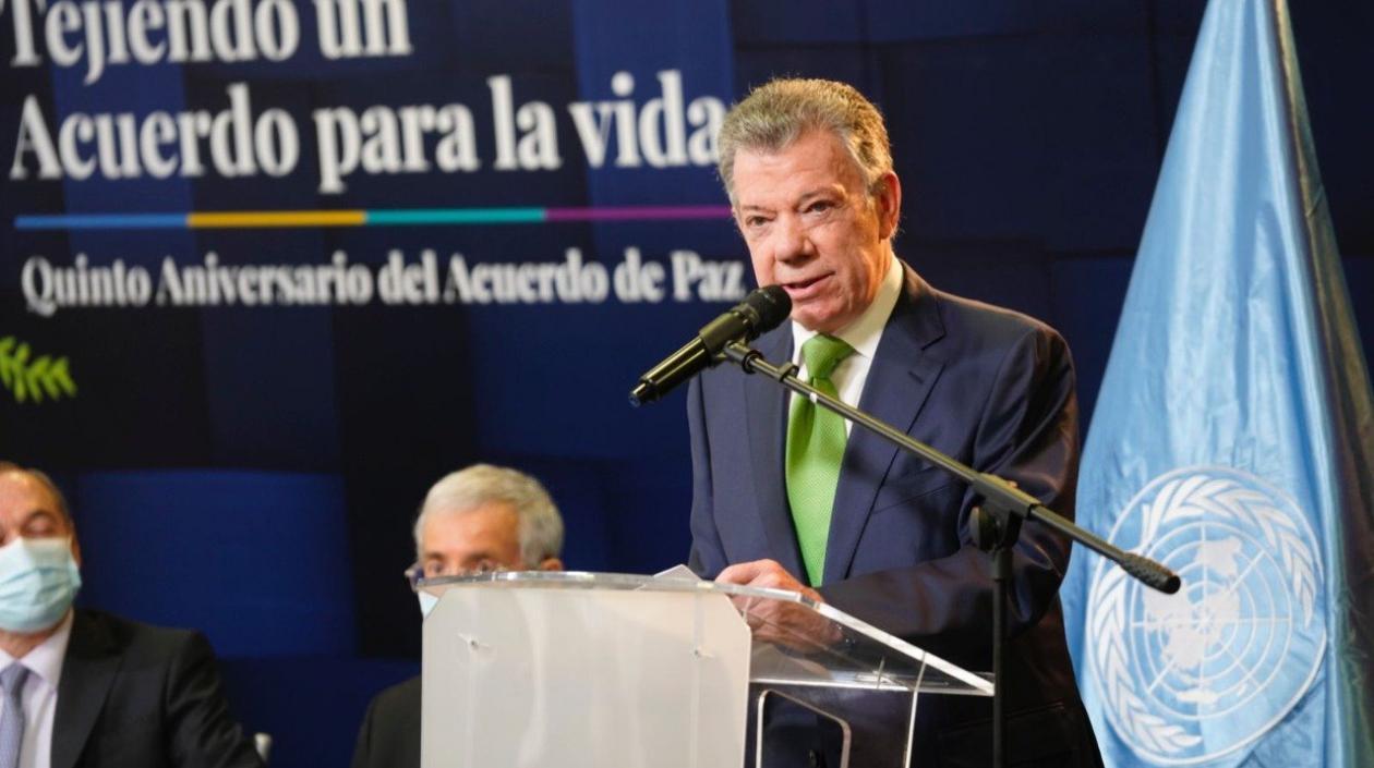 El expresidente de la República, Juan Manuel Santos.