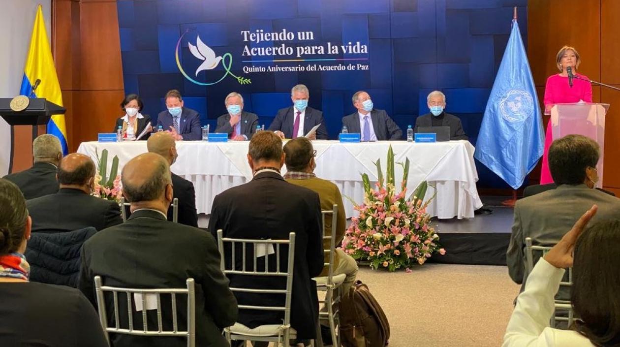 Conmemoración de los cinco años del Acuerdo.