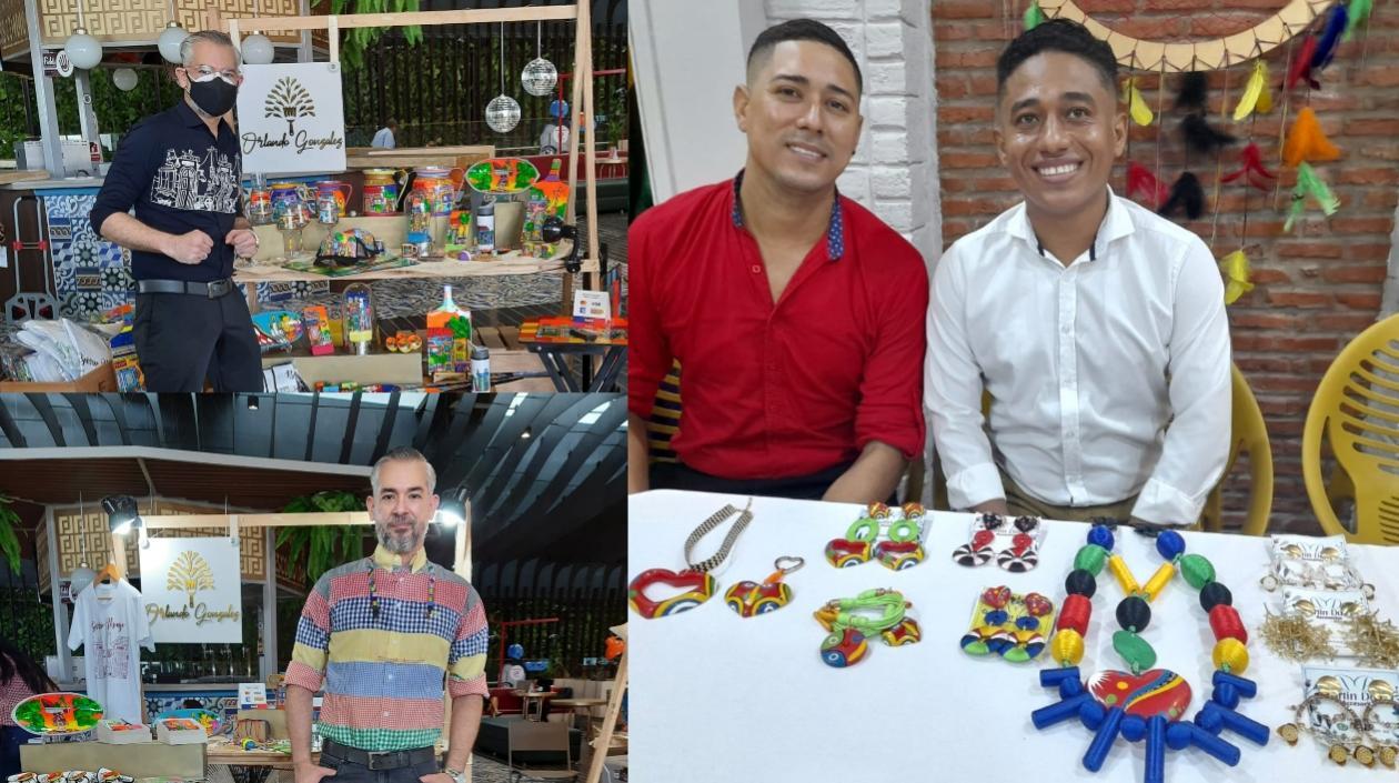 Varios de los expositores.