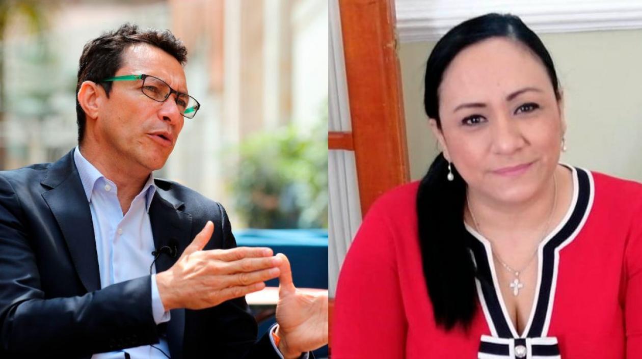 Carlos Caicedo y Claudia Patricia Aarón.