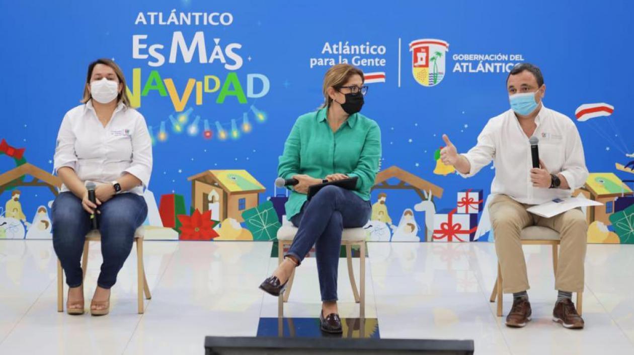 Rueda de prensa de ‘Atlántico es más Navidad’.
