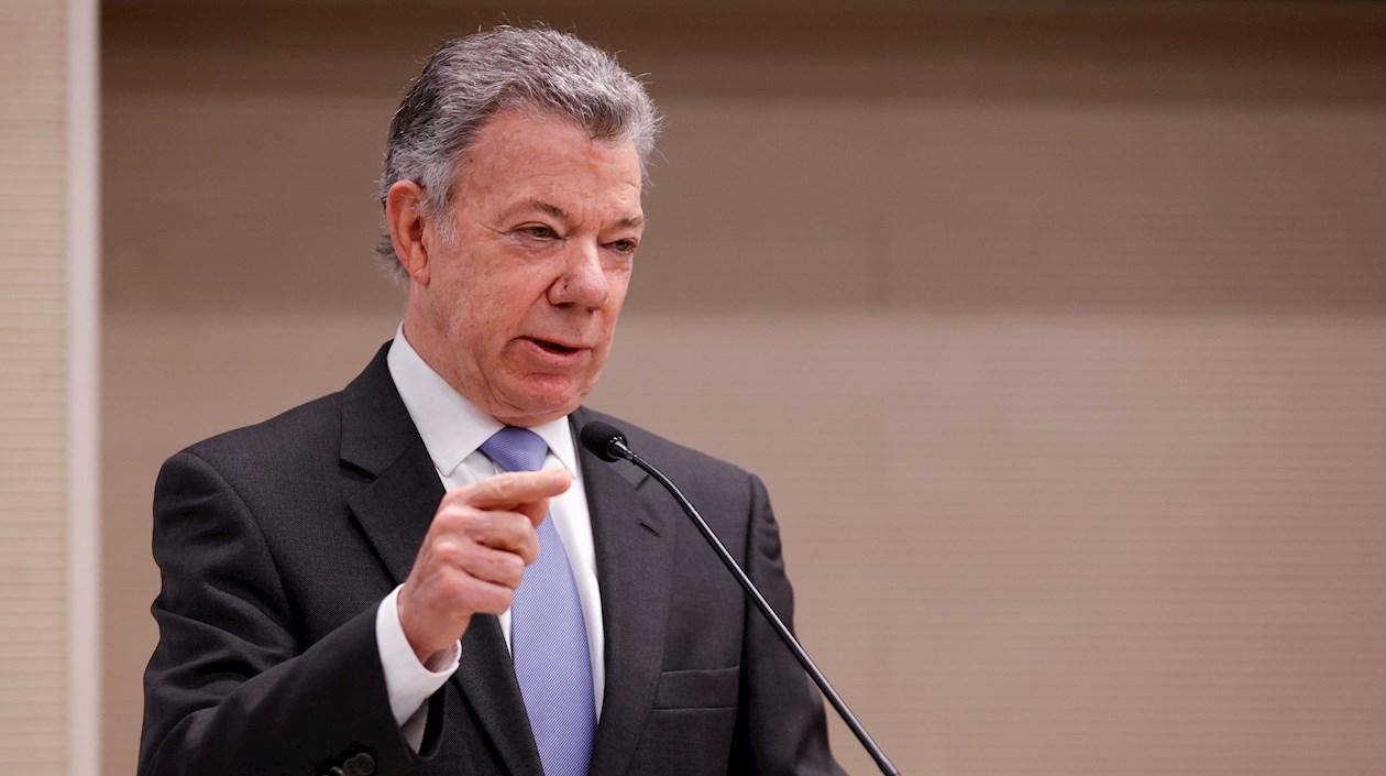 El expresidente de la República, Juan Manuel Santos.