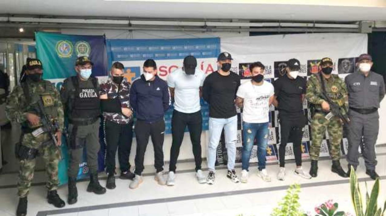 Los capturados quedaron a disposición de la Fiscalía. 