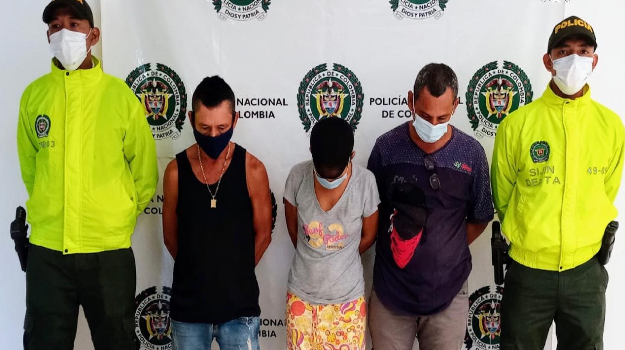 Las capturas fueron realizadas por la Policía. 