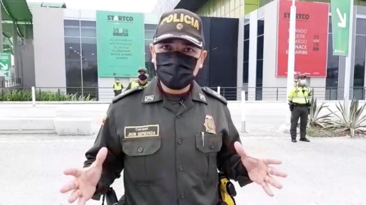 Coronel Jhon Sepúlveda. 