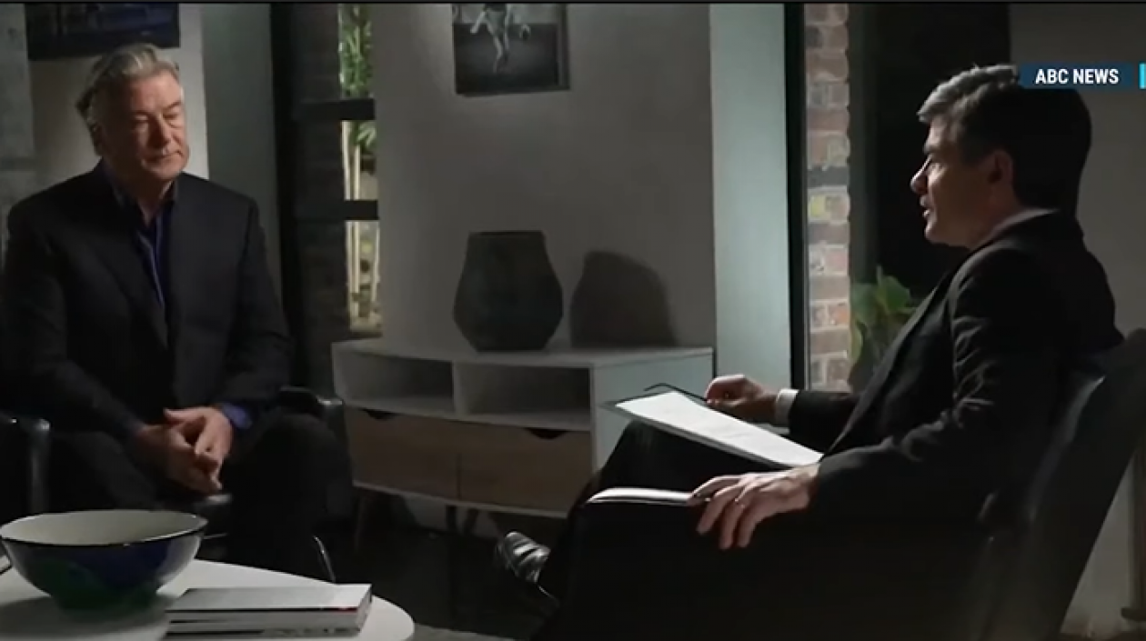 Alec Baldwin, actor, en una entrevista con ABC.