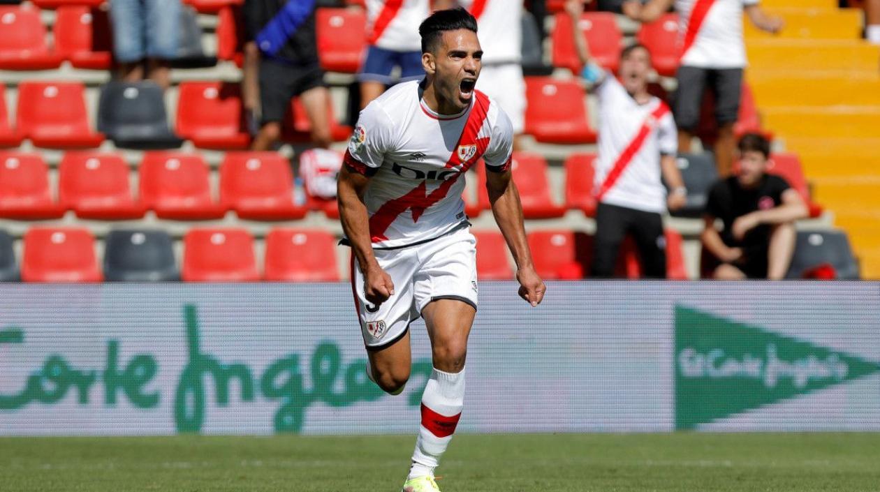 Falcao García, delantero del Rayo Vallecano. 