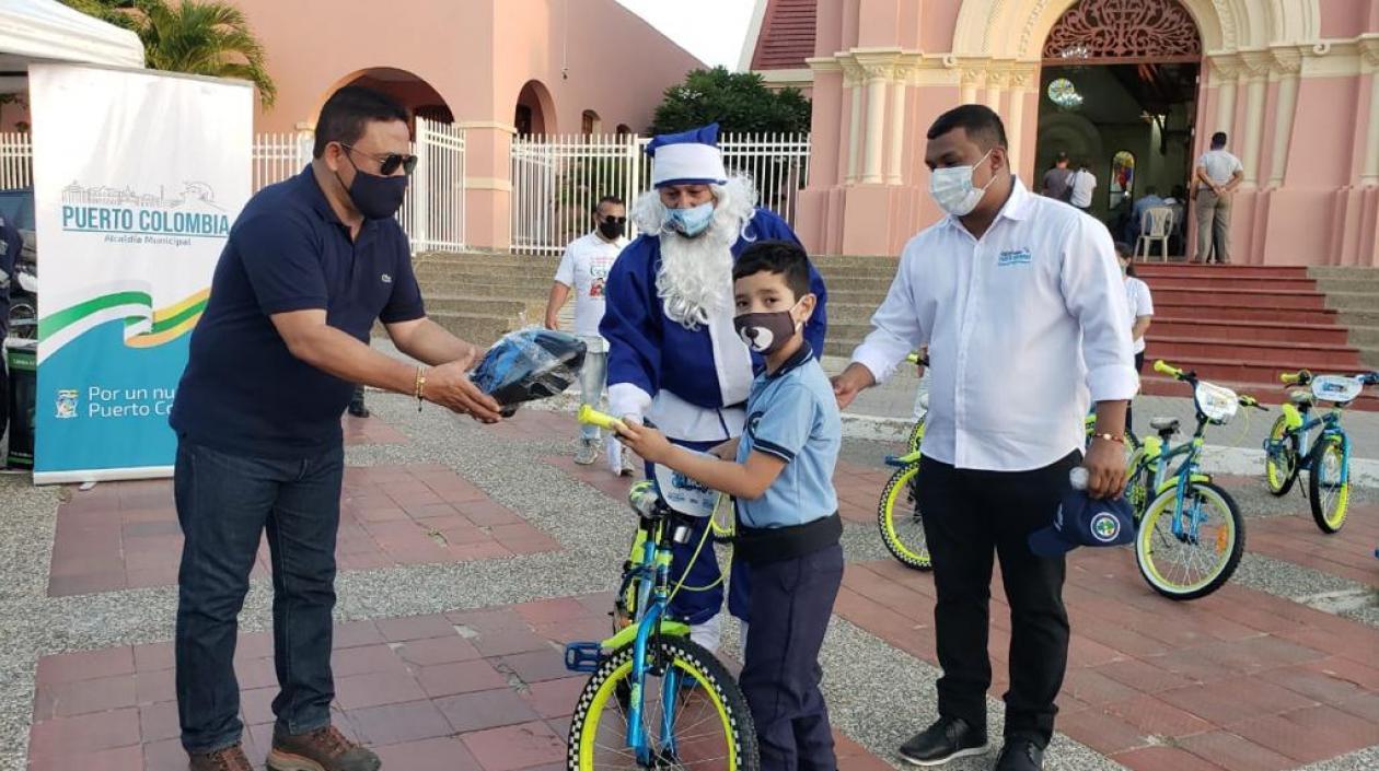 El Alcalde de Puerto Colombia, Wilman Vargas Altahona.