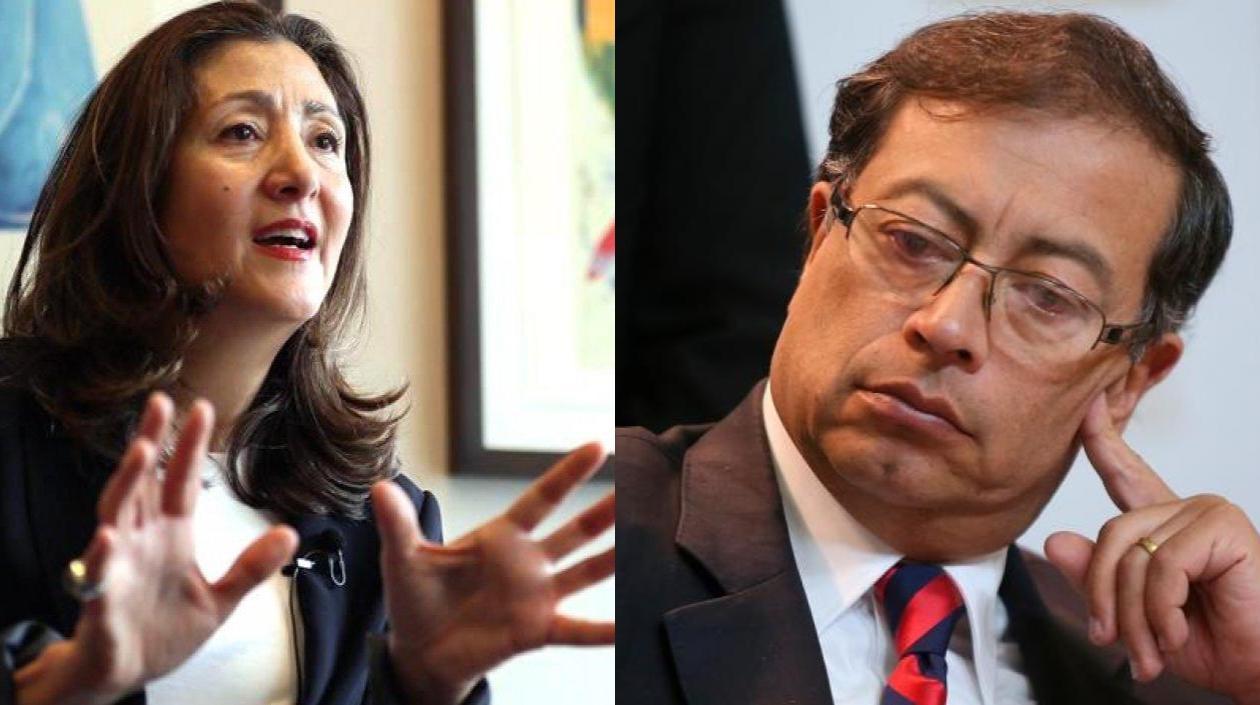 Íngrid Betancourt y Gustavo Petro.