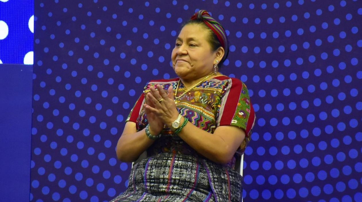 Rigoberta Menchú.