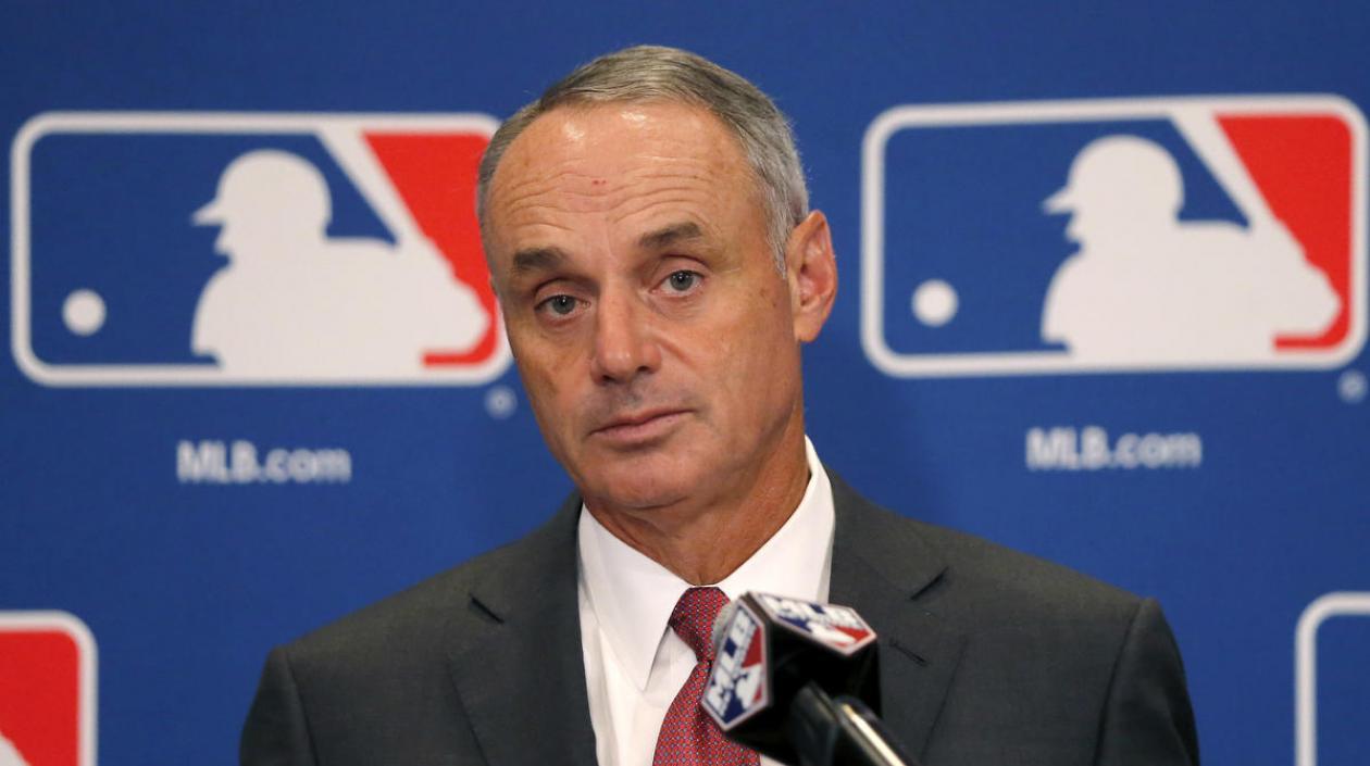 Robert Manfred, comisionado de la MLB. 