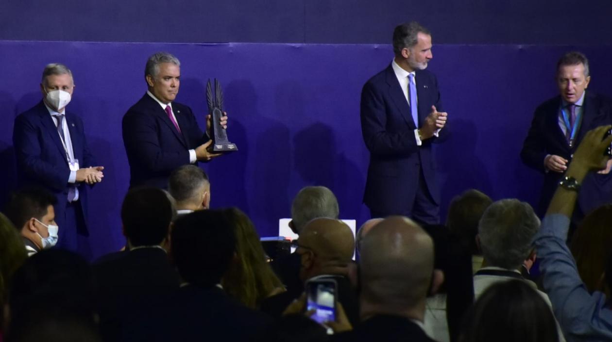El Presidente Iván Duque y el Rey Felipe VI.