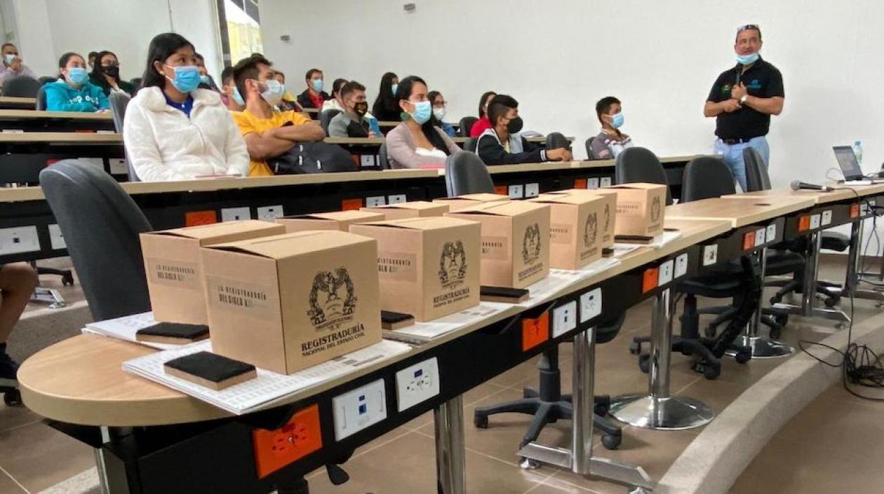 Logística dispuesta por la Registraduría Nacional.