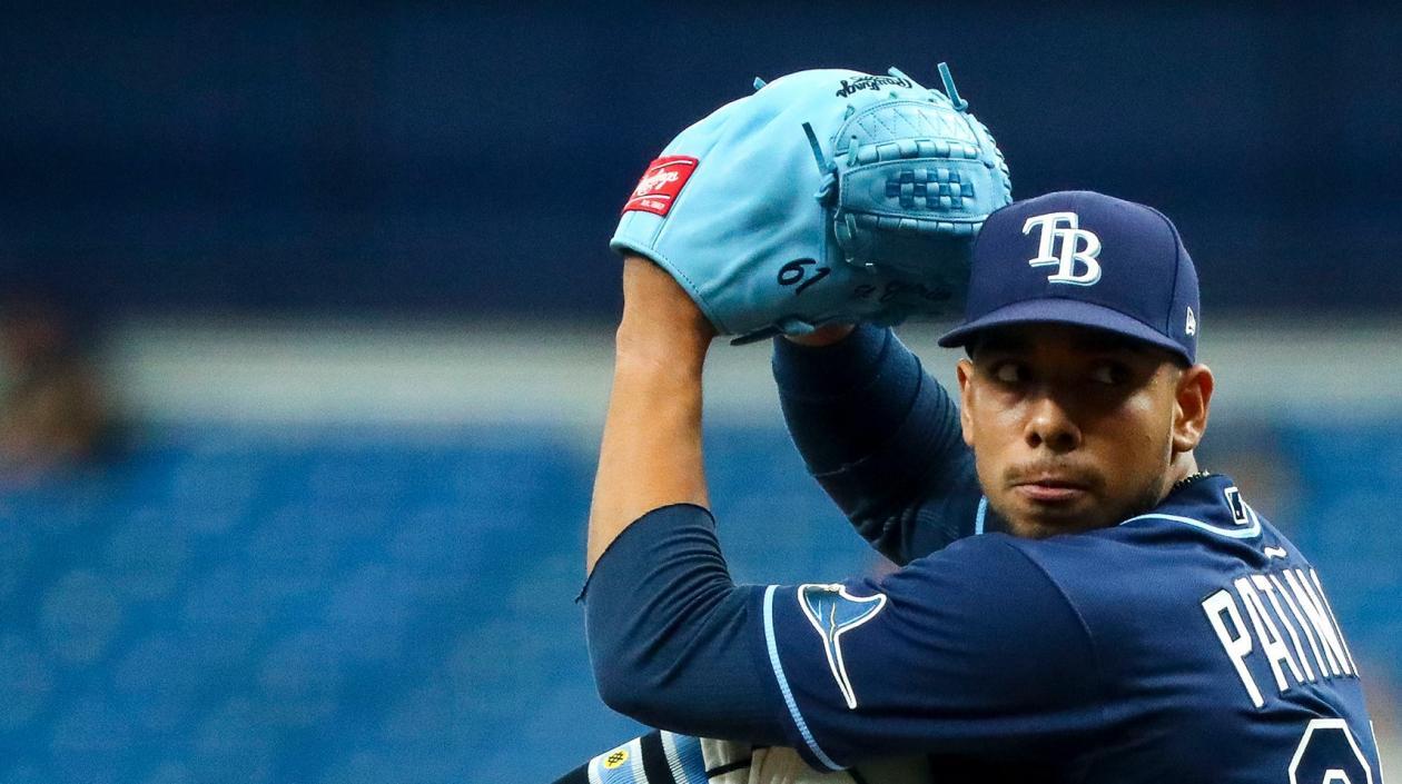 Luis Patiño, lanzador de Grandes Ligas. 