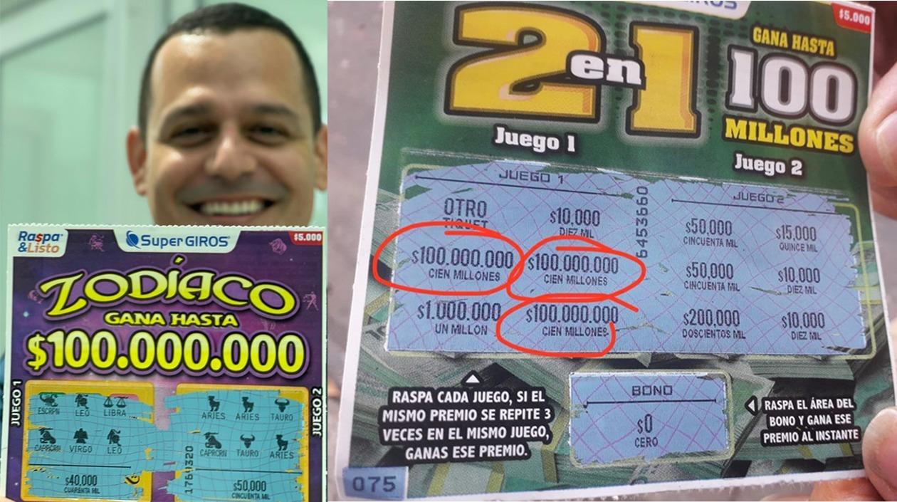 Imagen referencial del 'raspa y listo', con el Gerente Daniel Muñoz.