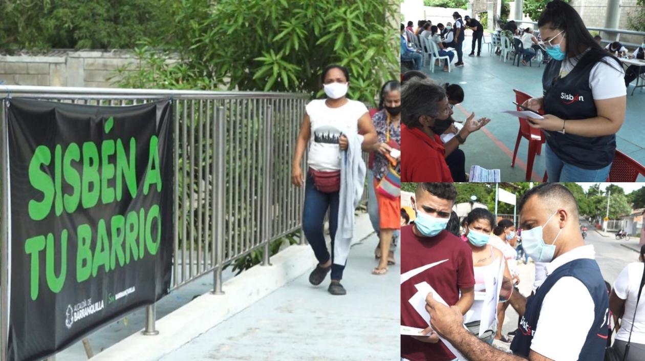 La oficina del Sisbén de Barranquilla se encarga de realizar la encuesta casa a casa, mientras que el Gobierno nacional realiza la clasificación del hogar. 