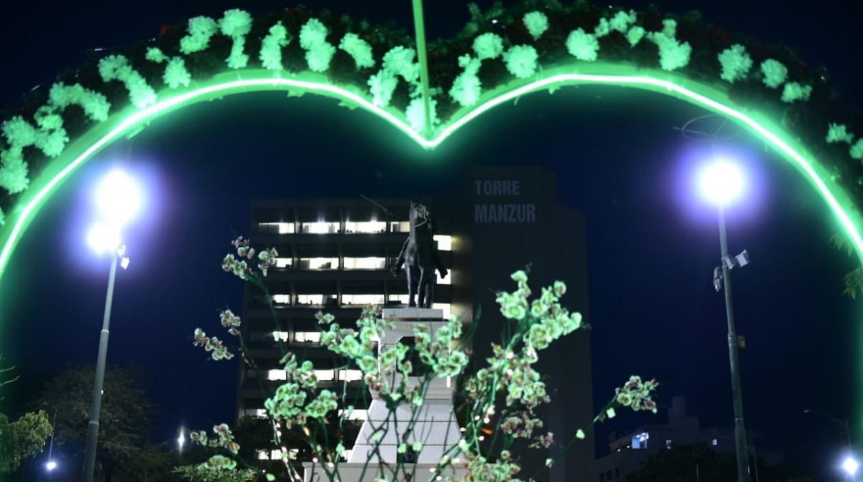 Decoración Navideña en el Paseo Bolívar.