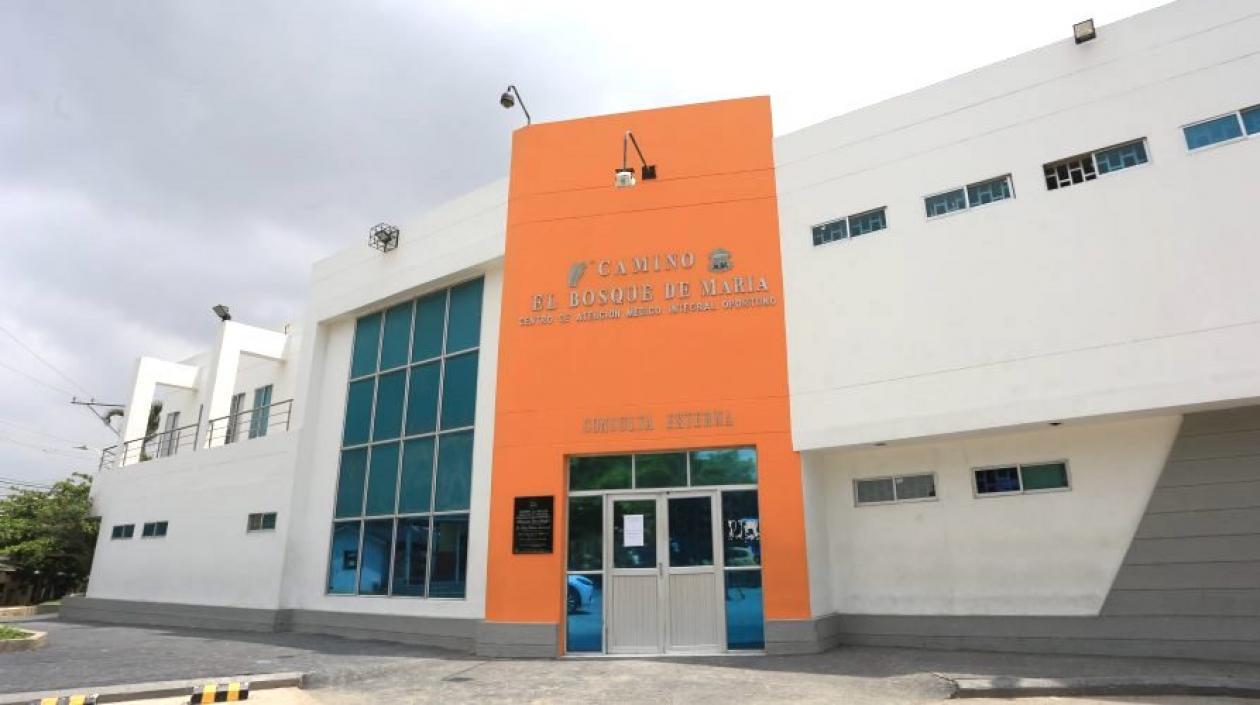 El bebé fue llevado al Camino El Bosque para recibir atención médica.