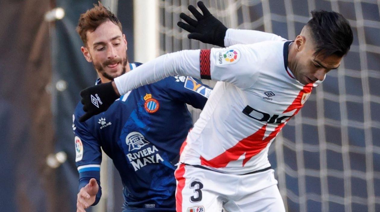 Falcao García, delantero del Rayo Vallecano. 