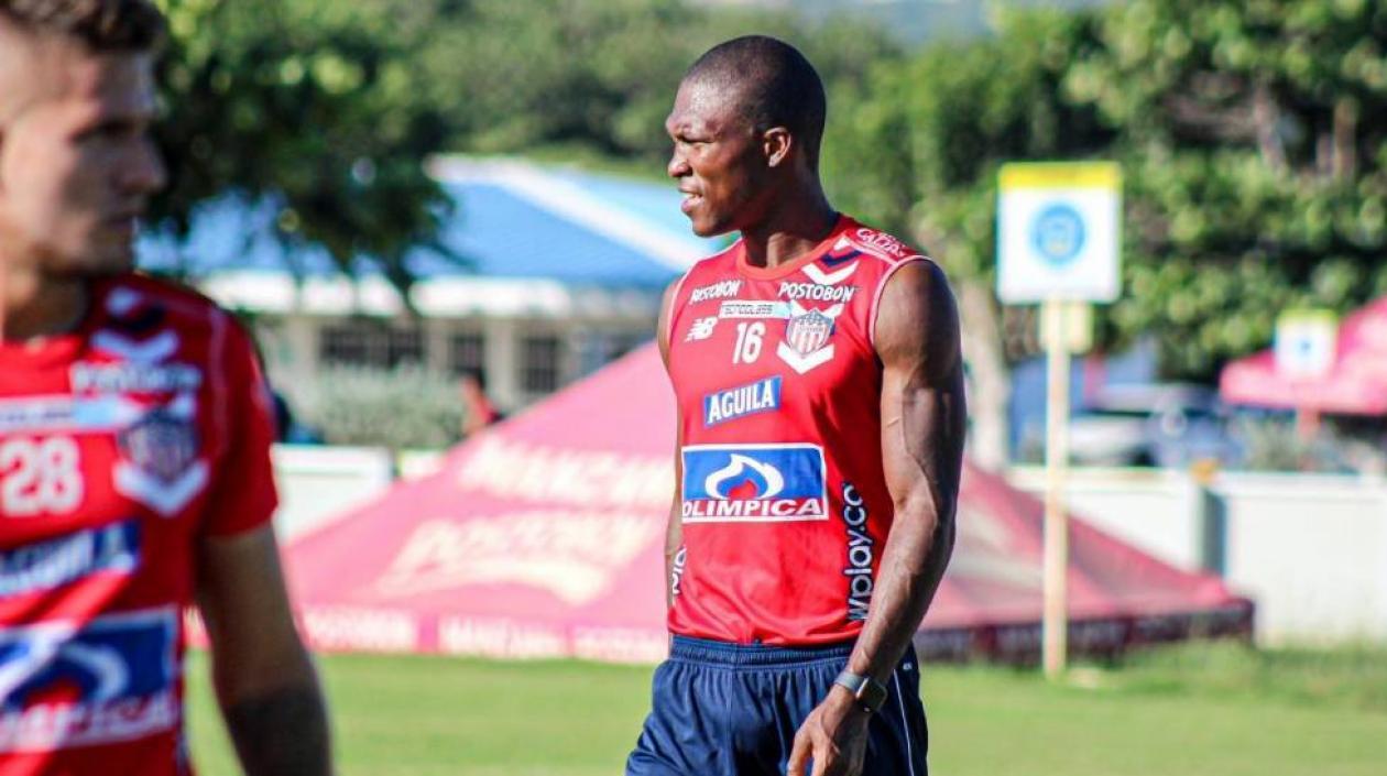 Germán Mera, jugador de Junior. 