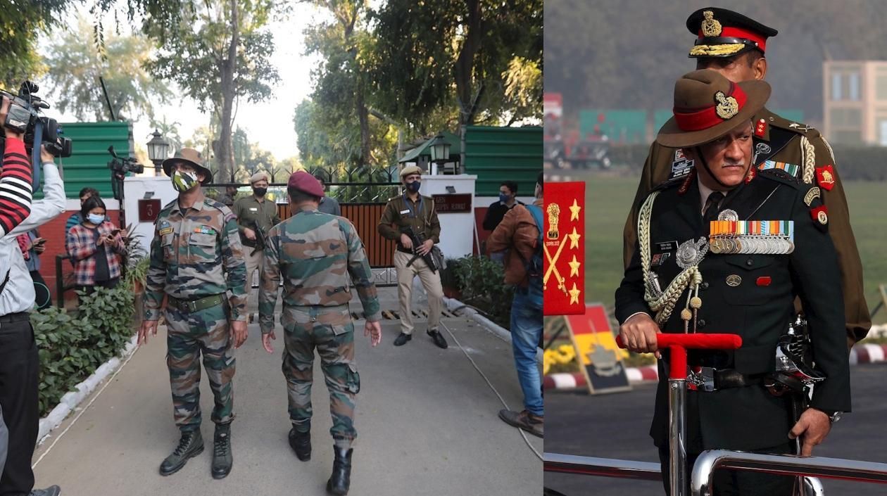 El jefe del Estado Mayor de la Defensa, el general Bipin Rawat.