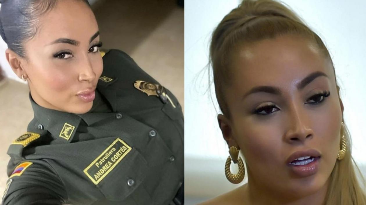 Andrea Cortés Guarín, expatrullera trans de la Policía.