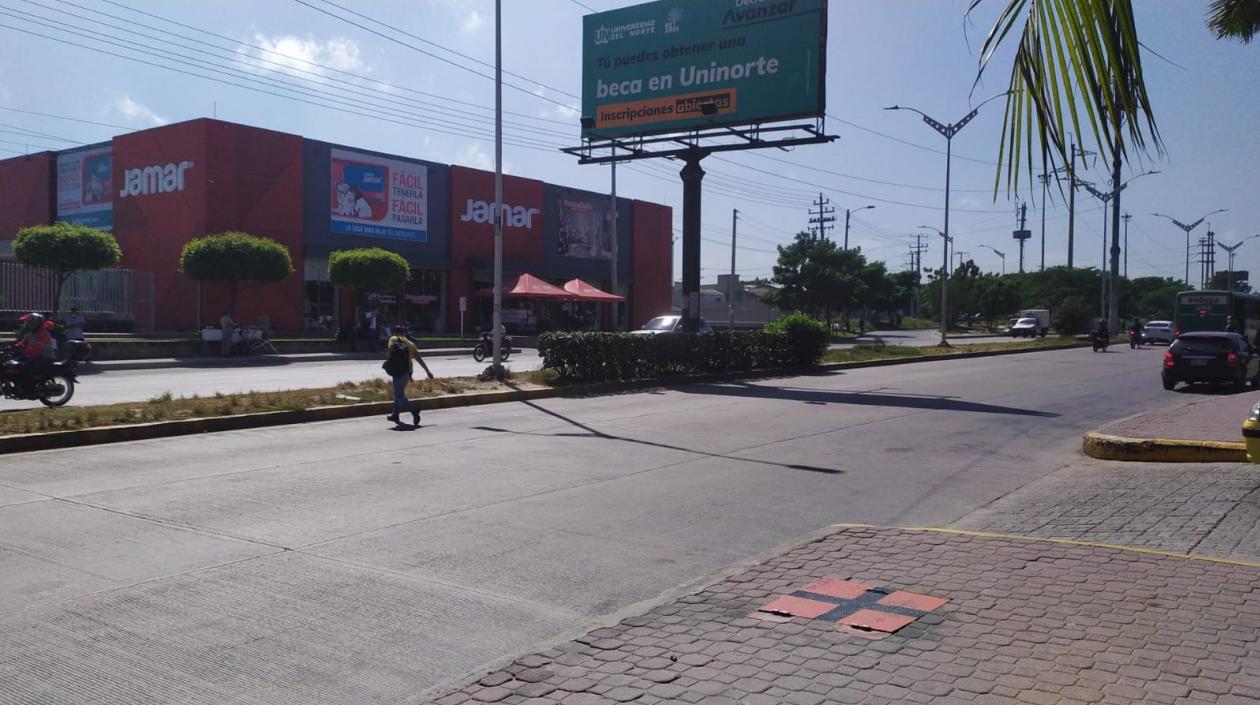 El accidente ocurrió en la Circunvalar, a la altura del centro comercial Metropolitano. 