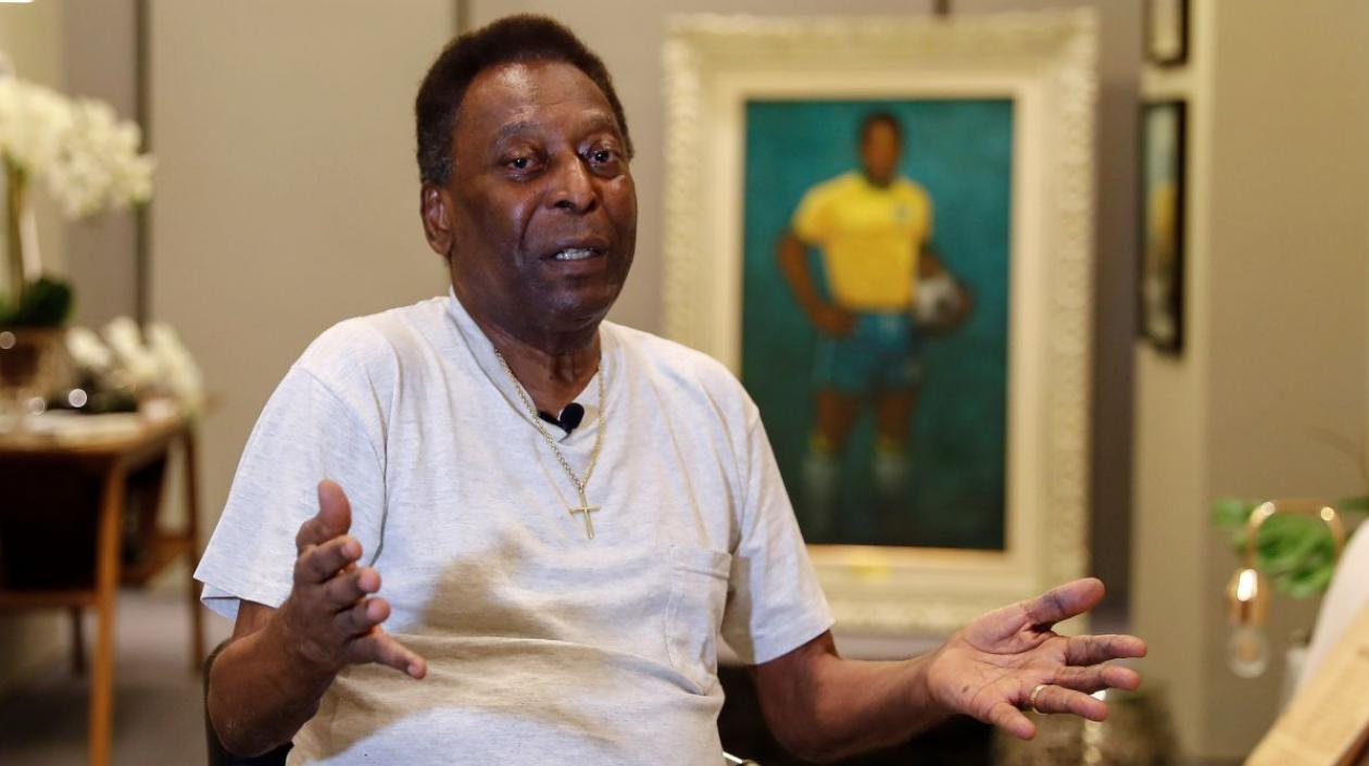 Pelé, exjugador brasileño. 