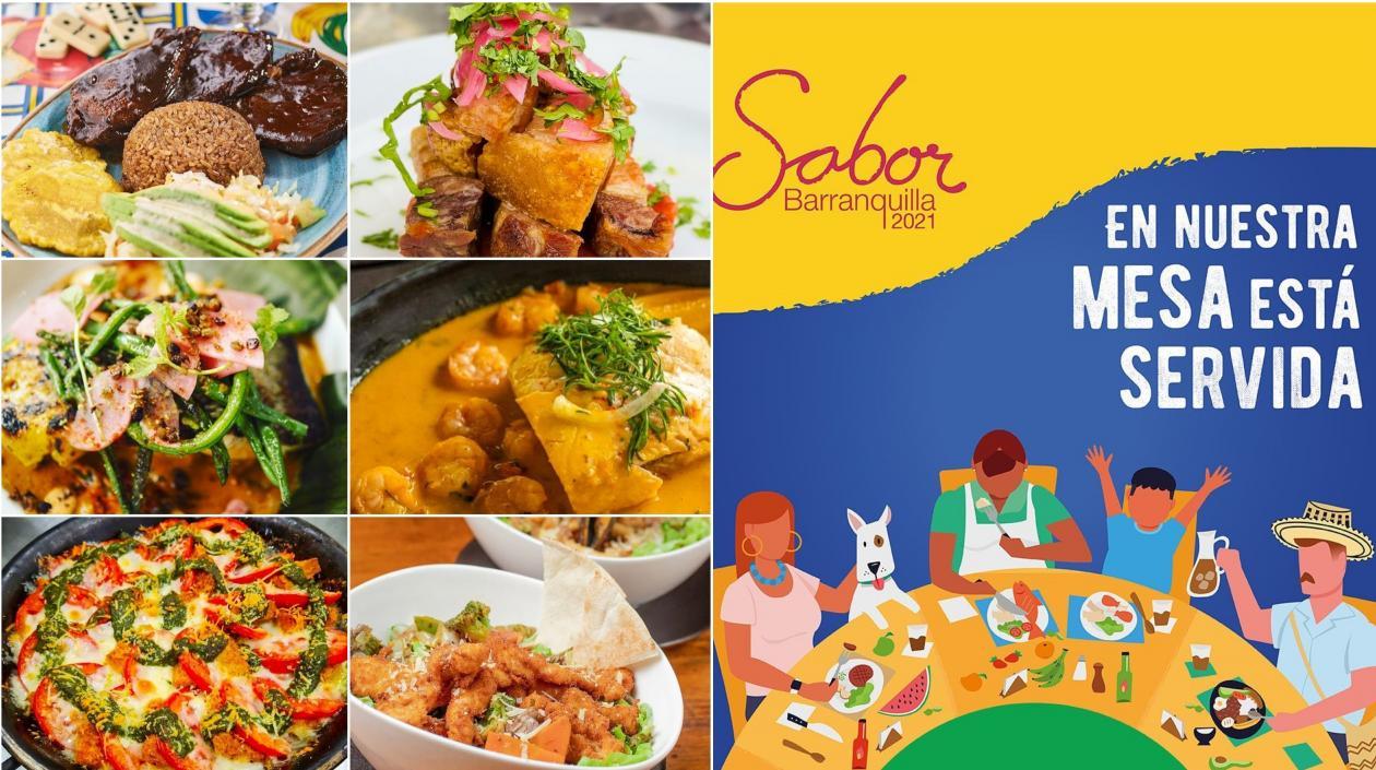 La mesa está servida en Sabor Barranquilla 2021 desde este jueves 9 de diciembre.