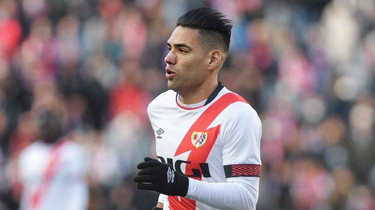 Falcao García, delantero del Rayo Vallecano. 