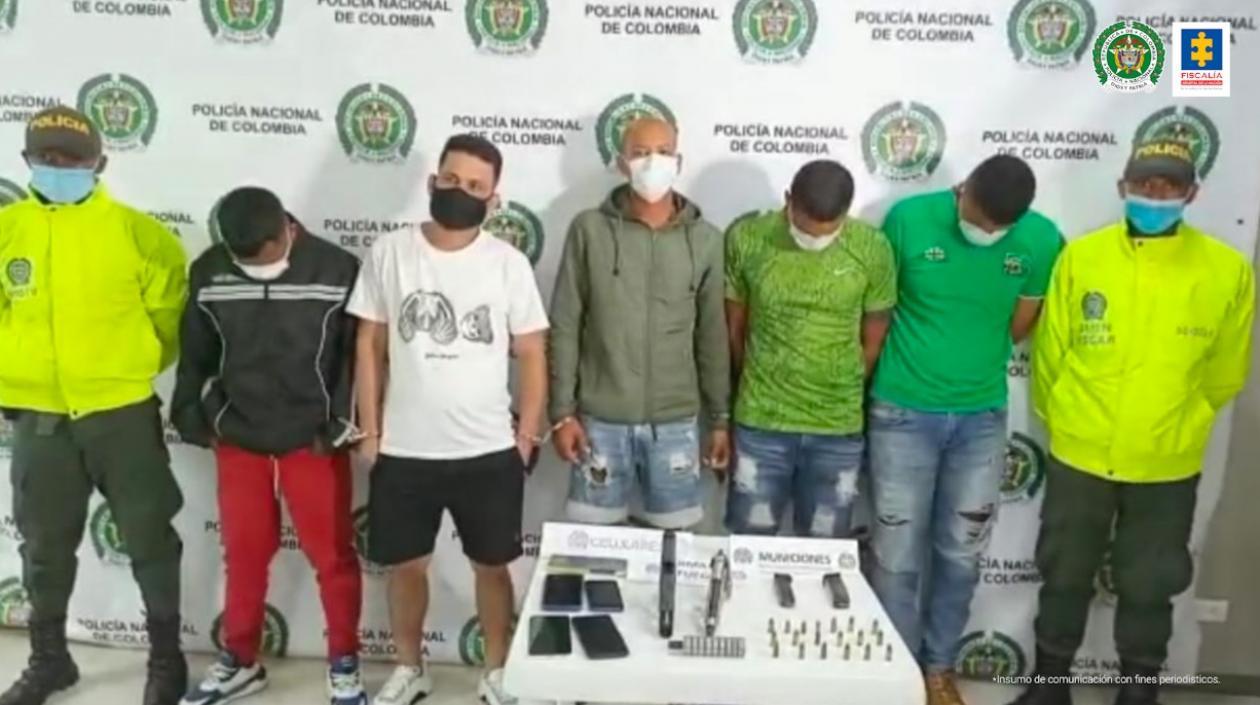 Los hombres fueron capturados en diferentes barrios de Cartagena. 