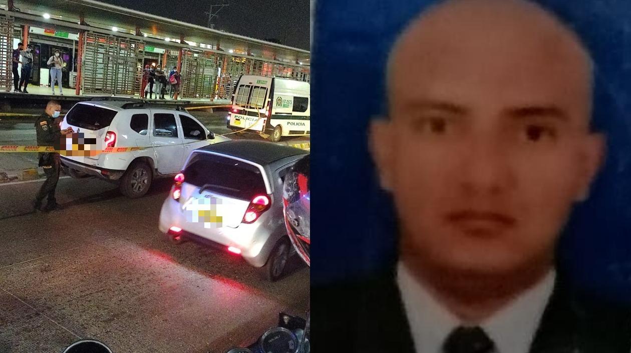 El escolta Francisco Javier Peña Chávez fue asesinado cuando se movilizaba en esta camioneta blanca. 