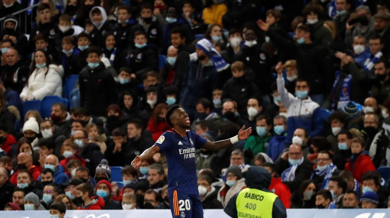 Vinicius Jr., jugador brasileño. 