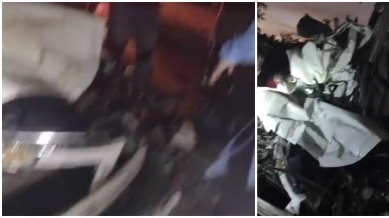 Imágenes del accidente.