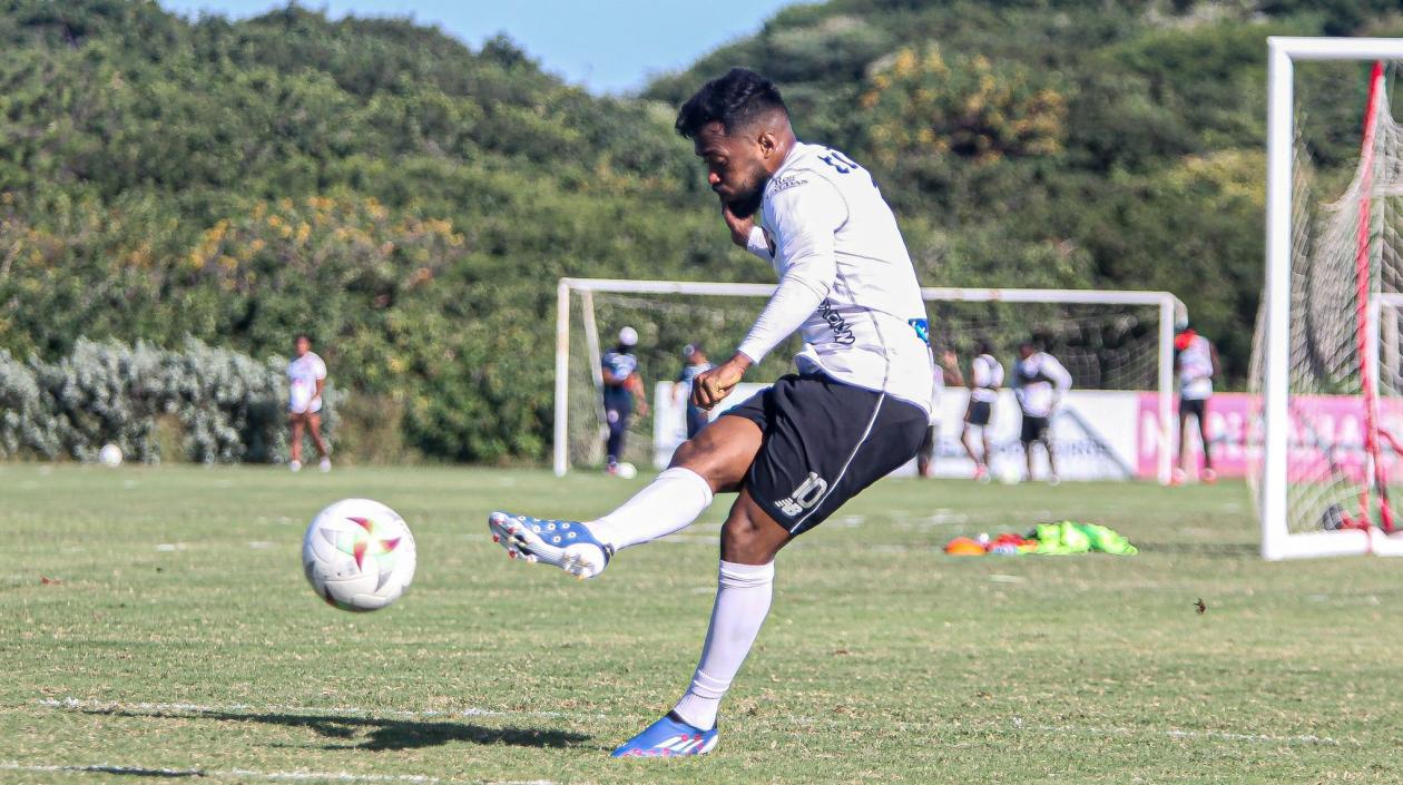 Luis 'Cariaco' González, jugador de Junior. 