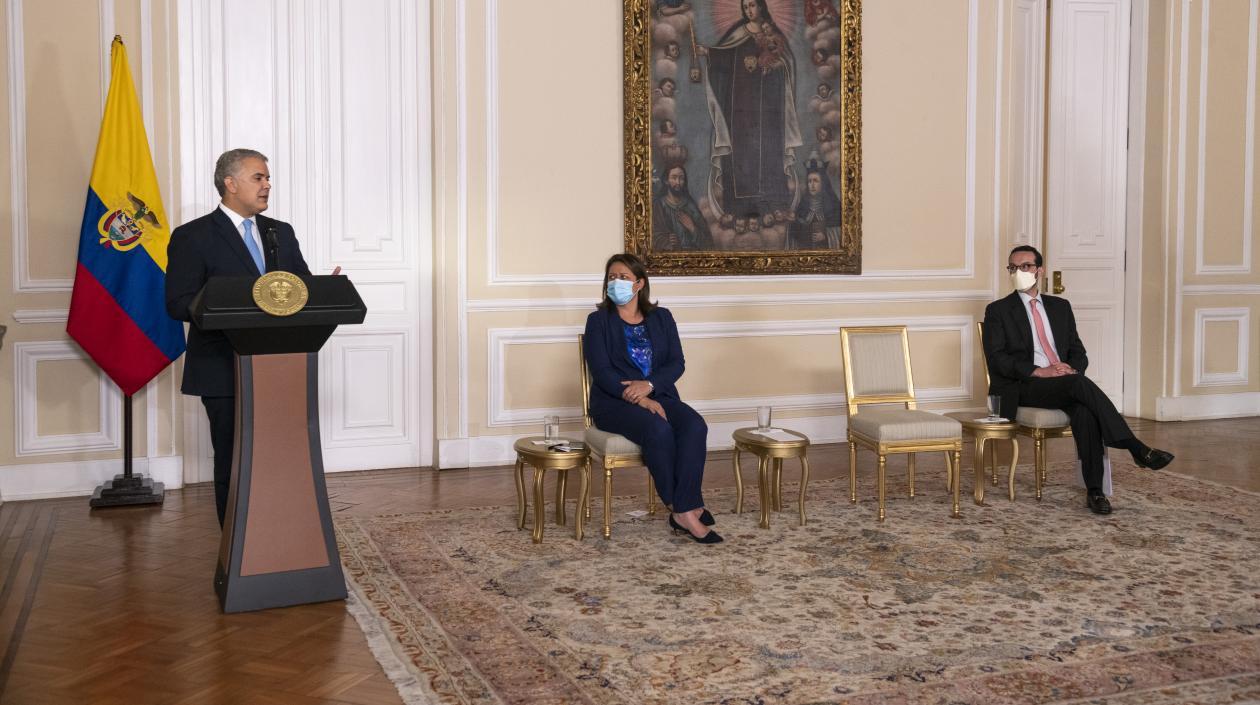 El Presidente de la República, Iván Duque.