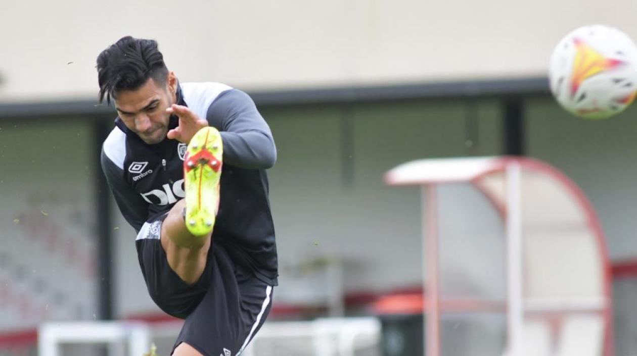 Falcao García, delantero del Rayo Vallecano. 