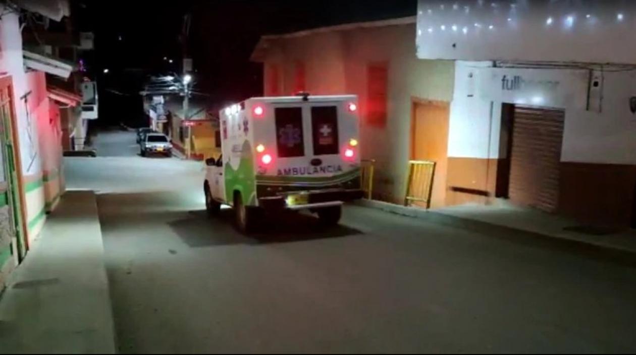 Lugar de los hechos en Betulia.