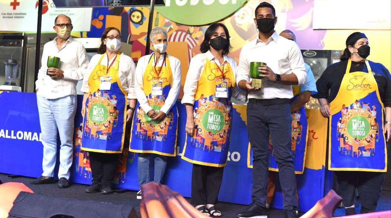 Entrega de reconocimientos en Sabor Barranquilla.