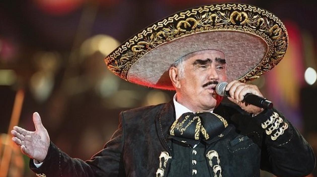Vicente Fernández, cantante mexicano fallecido este domingo a los 81 años.