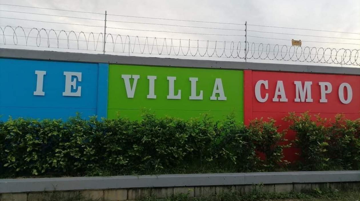 Colegio Villa Campo, en Malambo. 