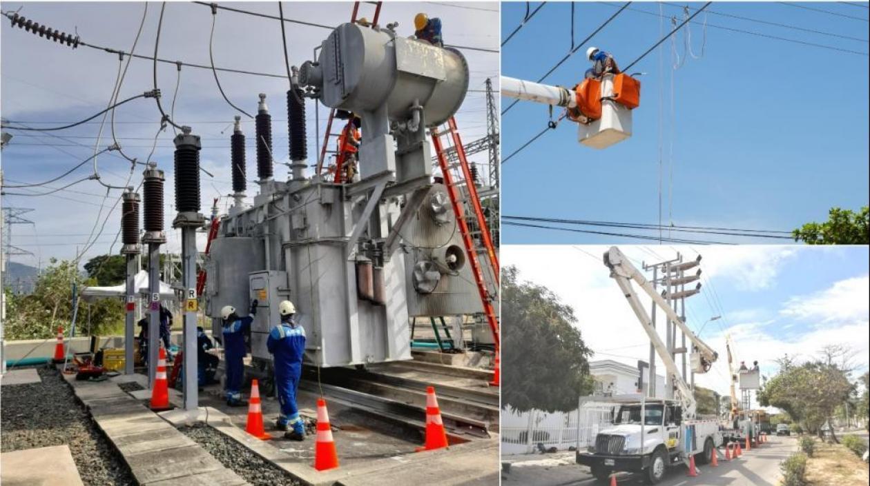 Air-e realizará trabajos de modernización de equipos en la subestación El Silencio.