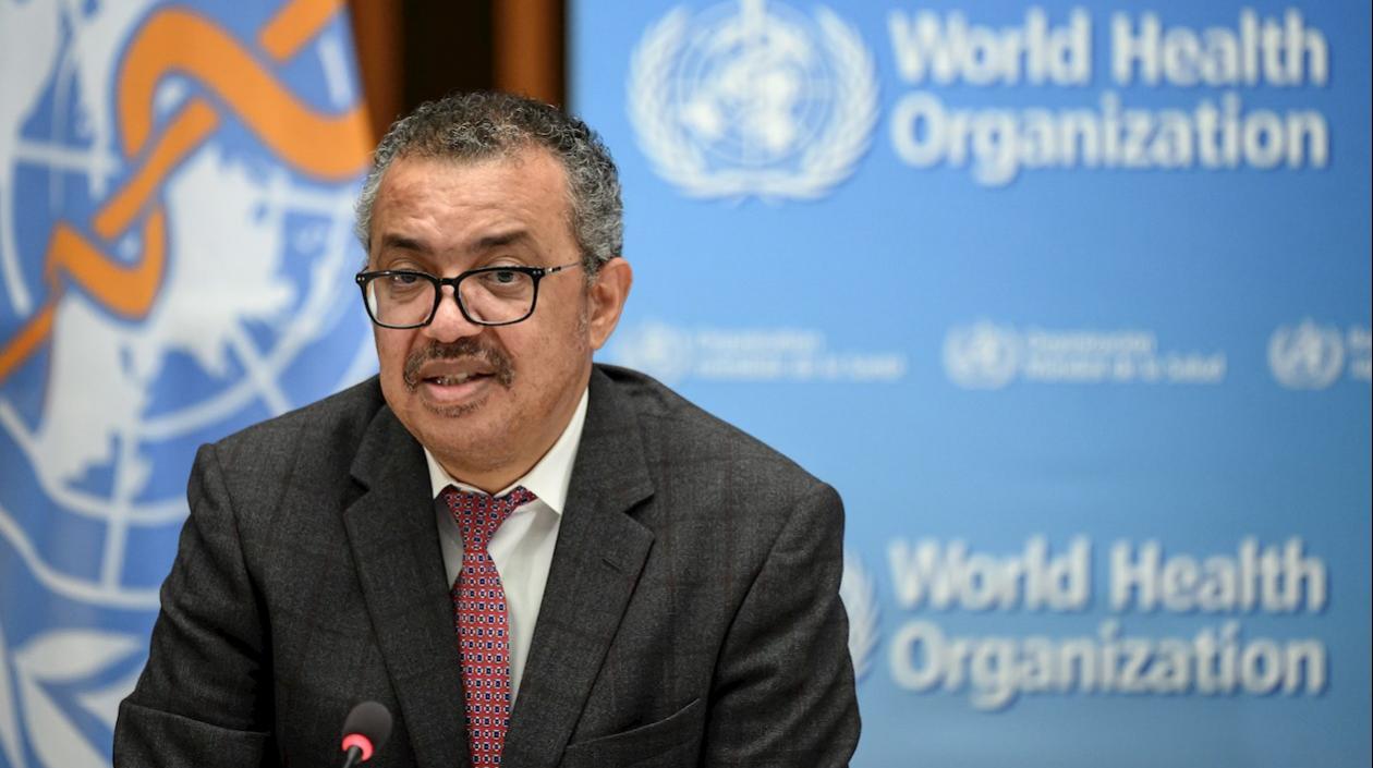 Director general de la OMS, Tedros Adhanom Ghebreyesus.