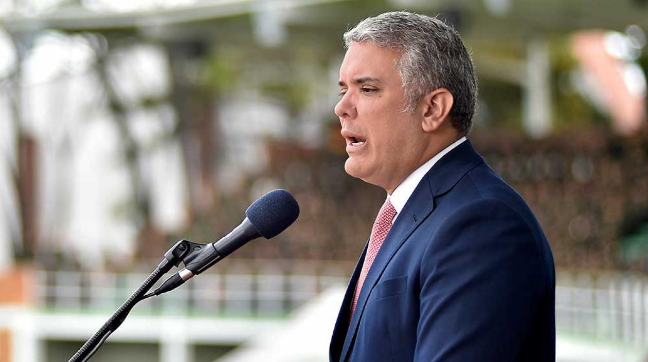 El Presidente de la República, Iván Duque.