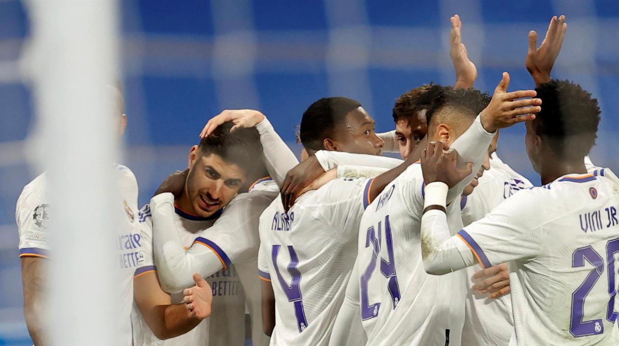 Jugadores del Real Madrid. 