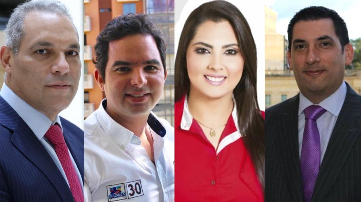 José David Name, Carlos Meisel, Laura Fortich y Eduardo Díaz Granados.