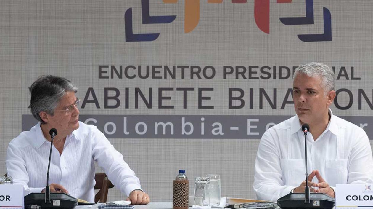 Guillermo Lasso e Iván Duque